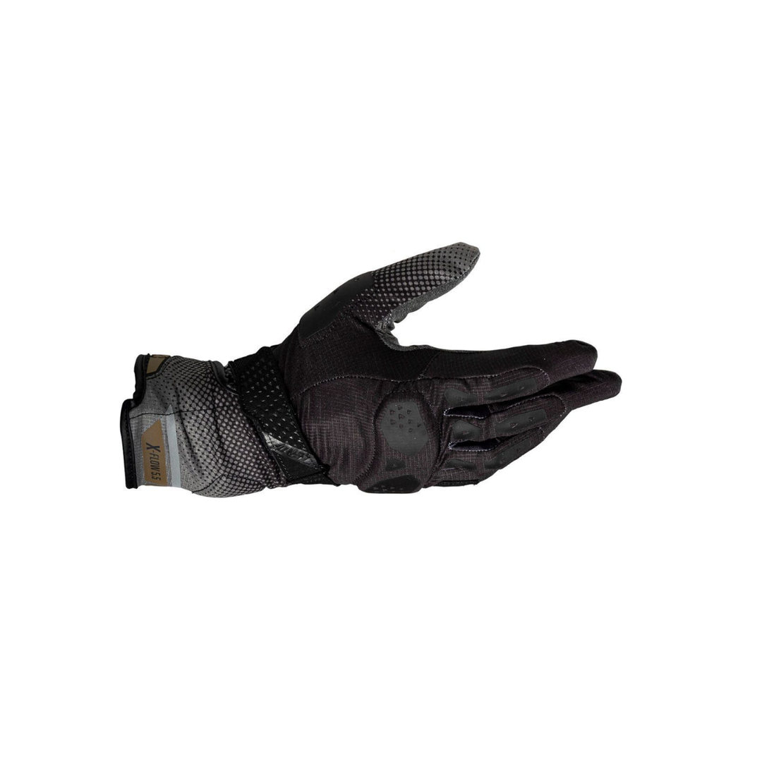 GUANTE LEATT ADV X-FLOW 5.5 SHORT STEALTH BLACK/GREY