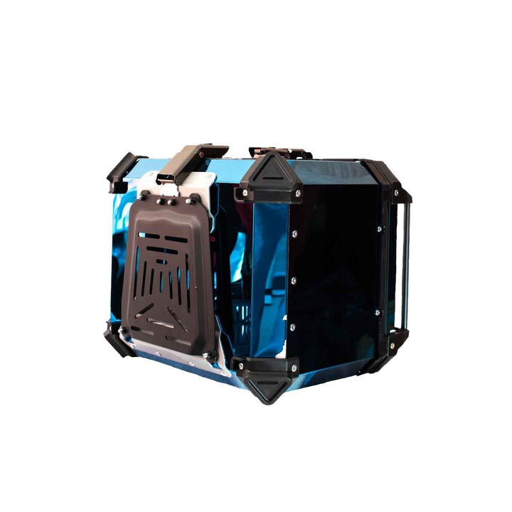 MALETERO CUADRADO DR1 ALU PRO ACERO 45 LT AZUL