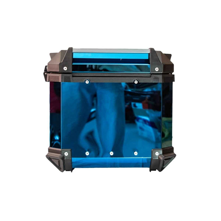 MALETERO CUADRADO DR1 ALU PRO ACERO 45 LT AZUL