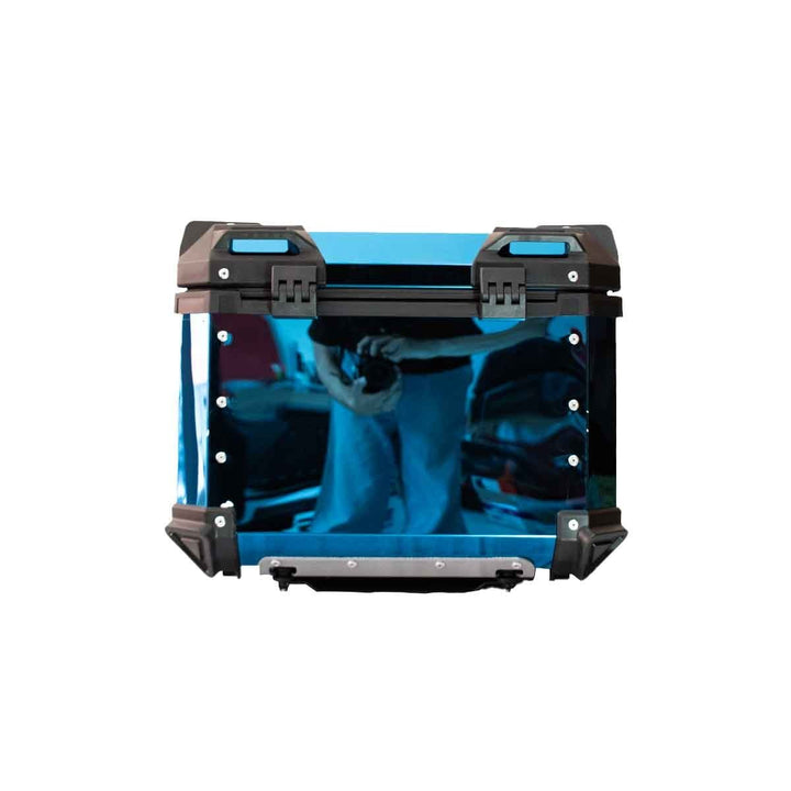 MALETERO CUADRADO DR1 ALU PRO ACERO 45 LT AZUL