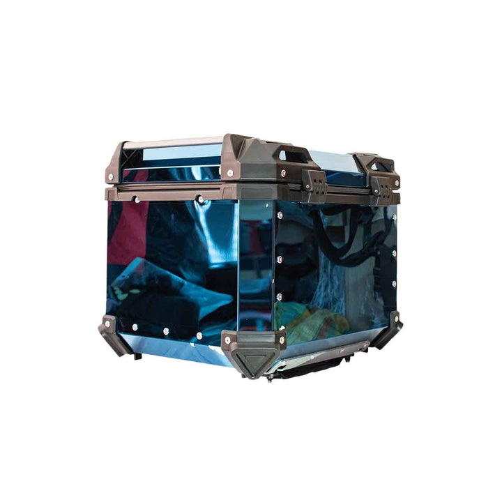 MALETERO CUADRADO DR1 ALU PRO ACERO 45 LT AZUL