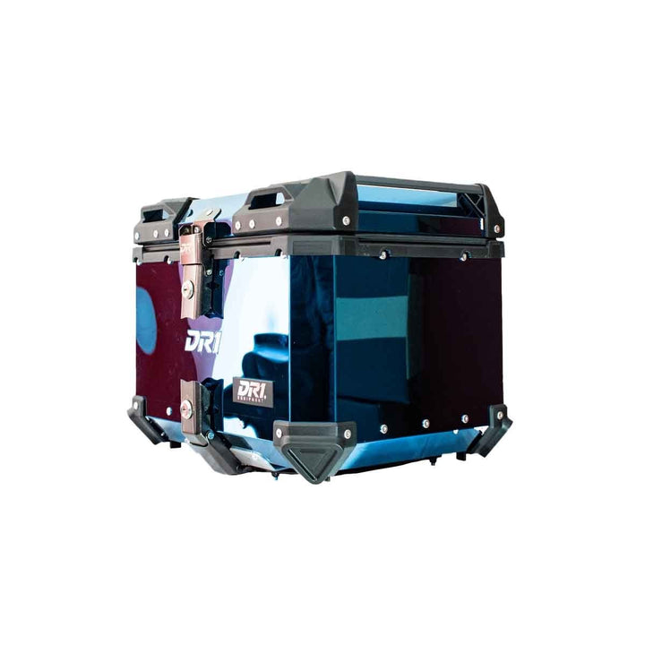 MALETERO CUADRADO DR1 ALU PRO ACERO 45 LT AZUL