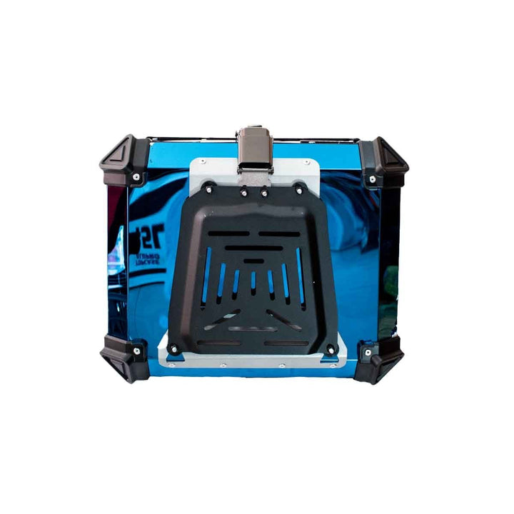 MALETERO CUADRADO DR1 ALU PRO ACERO 45 LT AZUL