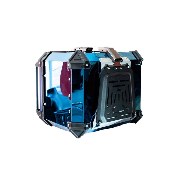 MALETERO CUADRADO DR1 ALU PRO ACERO 45 LT AZUL