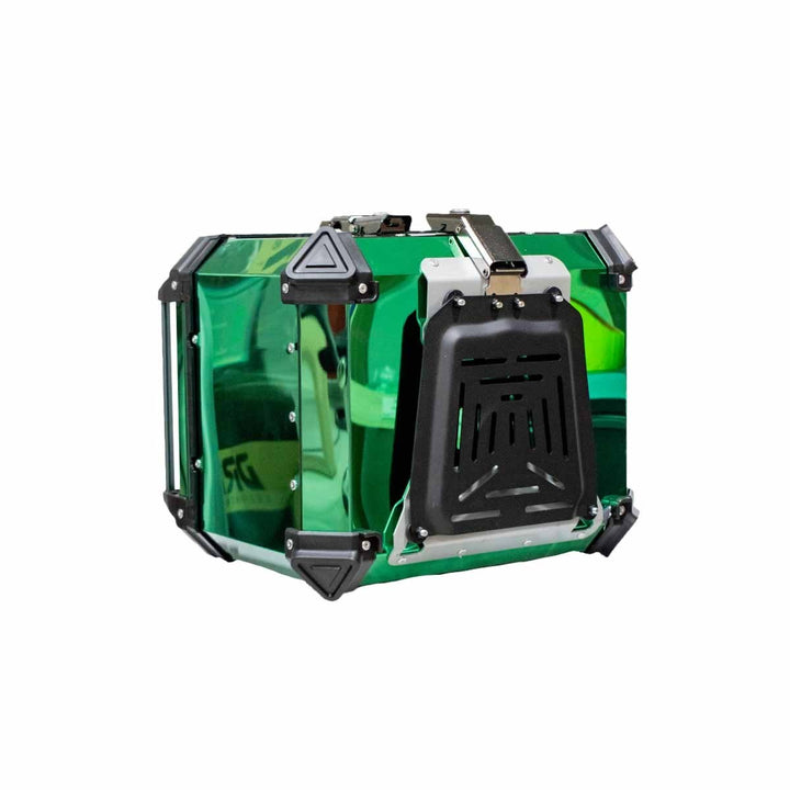 MALETERO CUADRADO DR1 ALU PRO ACERO 45 LT VERDE