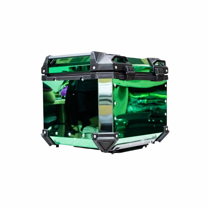 MALETERO CUADRADO DR1 ALU PRO ACERO 45 LT VERDE