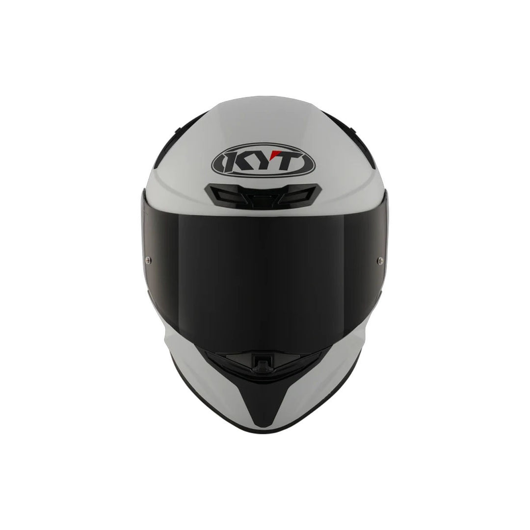 CASCO CERTIFICADO KYT TT REVO CON SPOILER PLAIN GRIS MATE