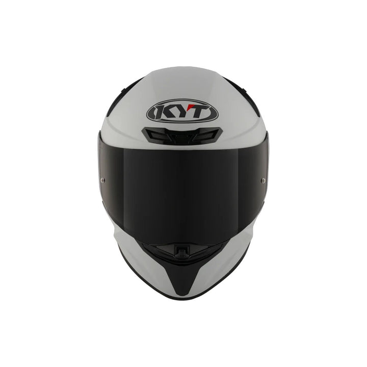 CASCO CERTIFICADO KYT TT REVO CON SPOILER PLAIN GRIS MATE