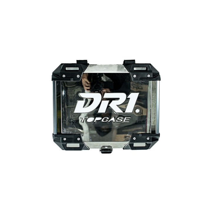 MALETERO CUADRADO DR1 ALU PRO ACERO 45 LT GRIS ESPEJO