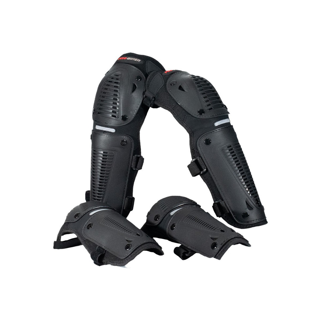 KIT PROTECTOR PRO BIKER 4 PIEZAS 2 coderas/ 2 rodilleras