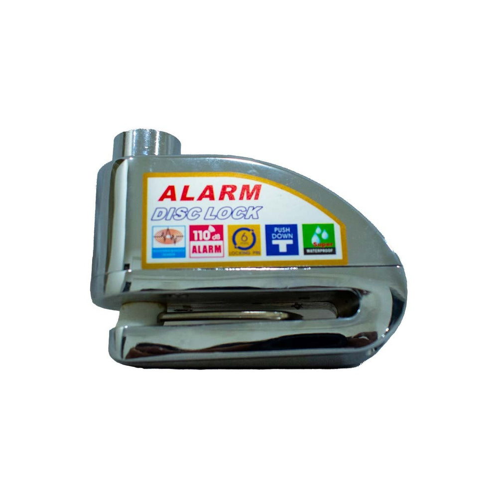 CANDADO DFR DISCO ALARMA 8306 PLATEADO