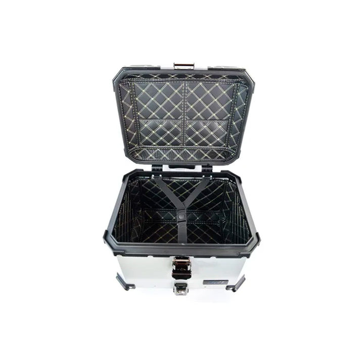 MALETERO CUADRADO DR1 ALU PRO ALUMINIO 45 LT GRIS