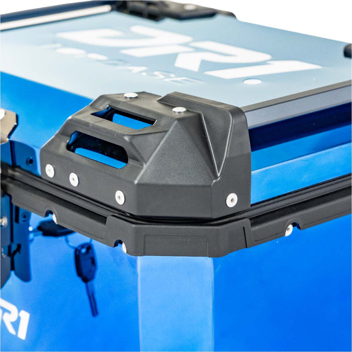 MALETERO CUADRADO DR1 ALU PRO ACERO 45 LT AZUL