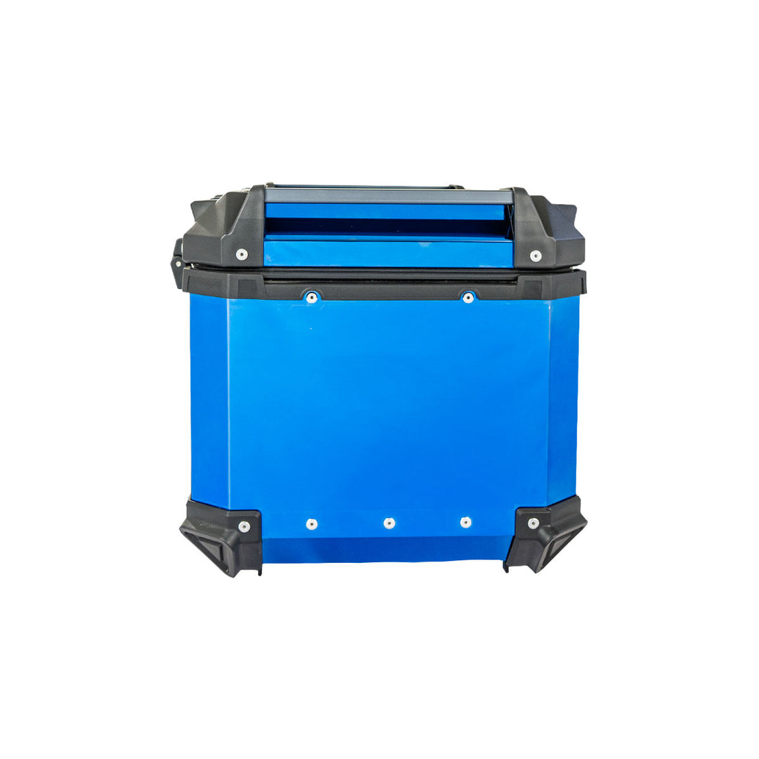 MALETERO CUADRADO DR1 ALU PRO ACERO 45 LT AZUL