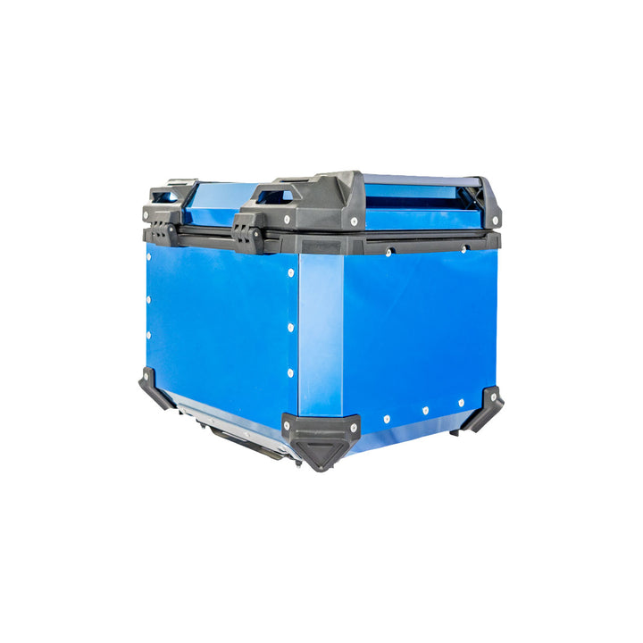 MALETERO CUADRADO DR1 ALU PRO ACERO 45 LT AZUL