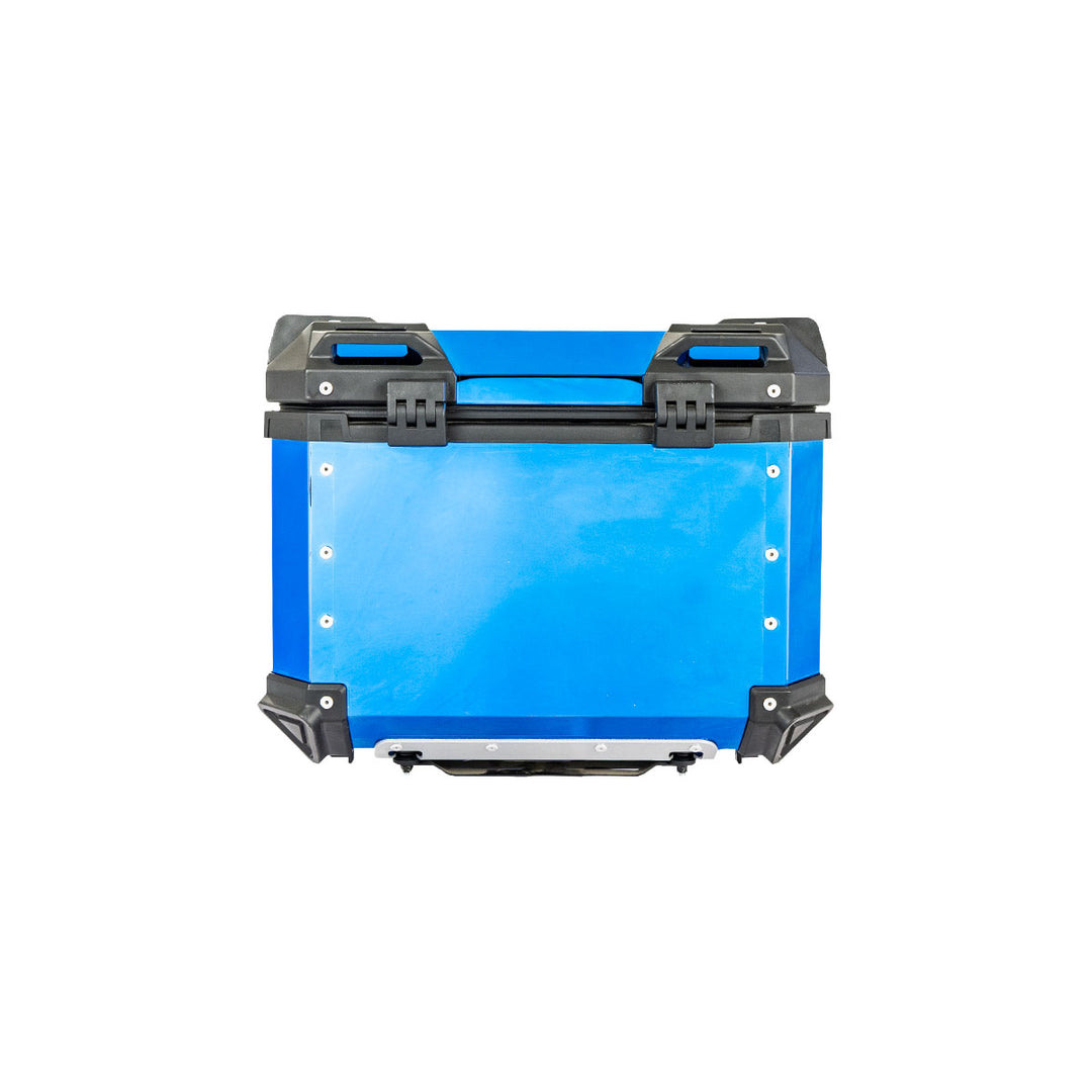 MALETERO CUADRADO DR1 ALU PRO ACERO 45 LT AZUL