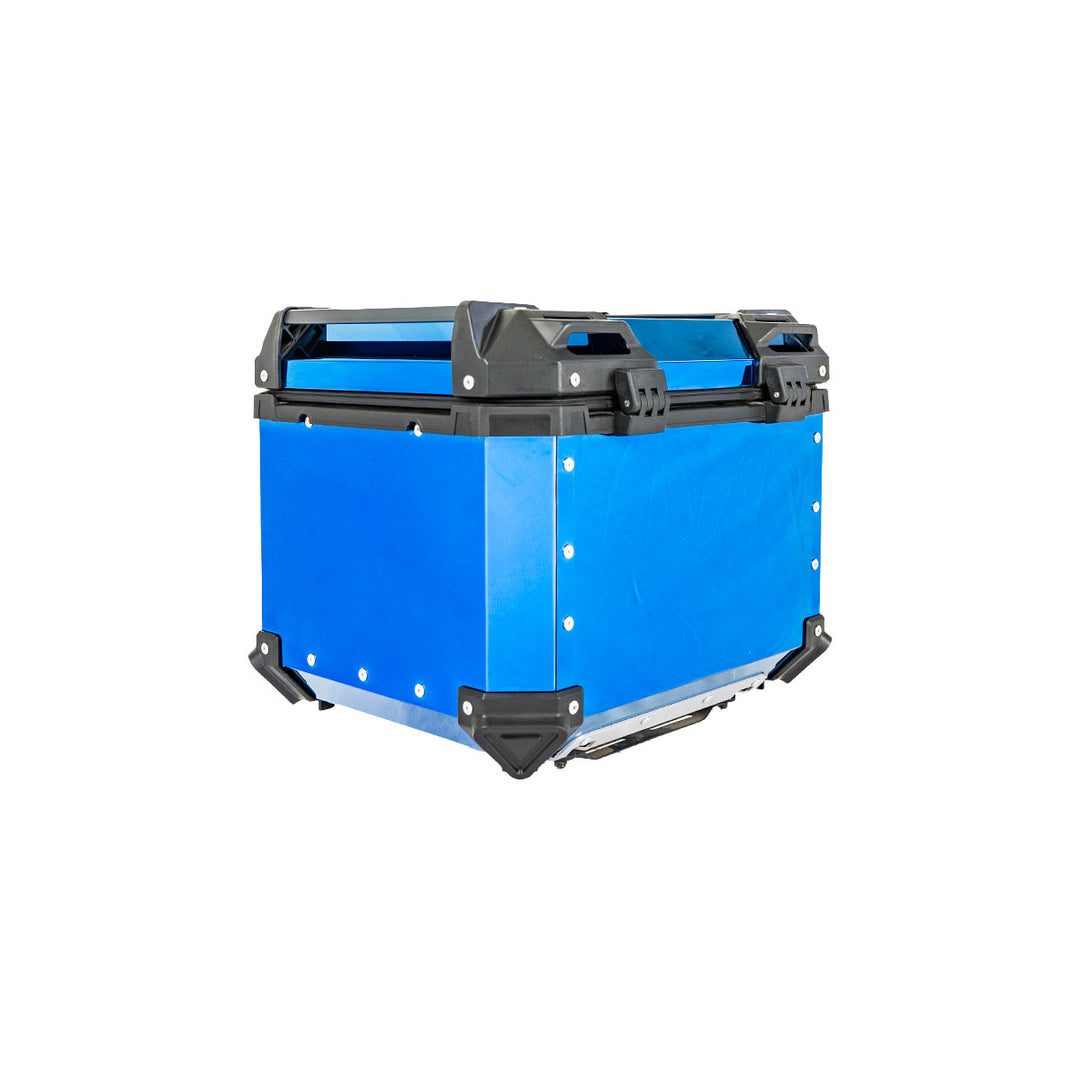 MALETERO CUADRADO DR1 ALU PRO ACERO 45 LT AZUL