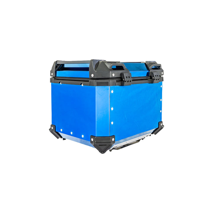 MALETERO CUADRADO DR1 ALU PRO ACERO 45 LT AZUL