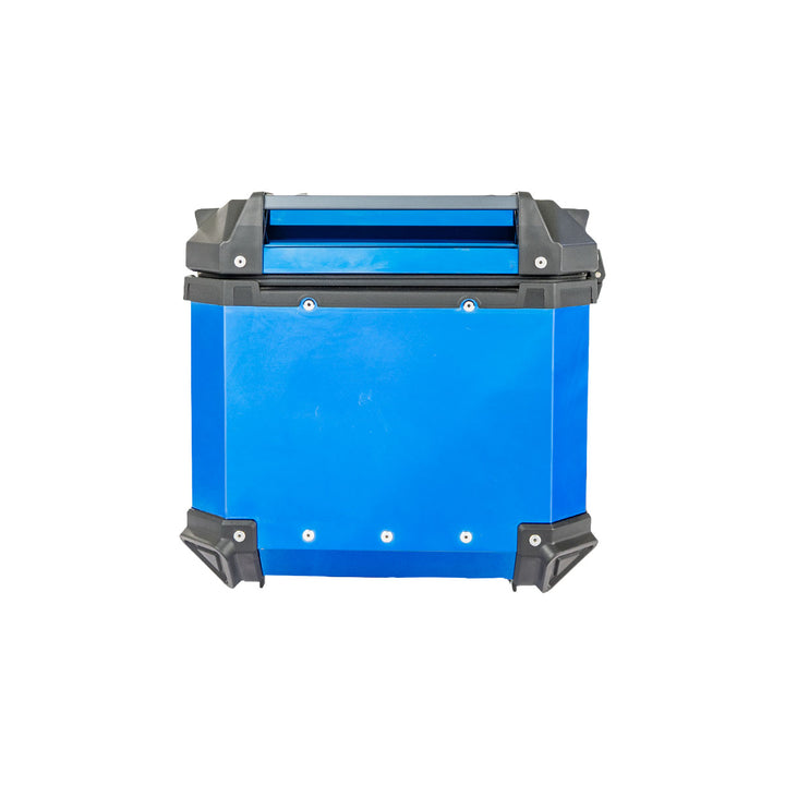 MALETERO CUADRADO DR1 ALU PRO ACERO 45 LT AZUL