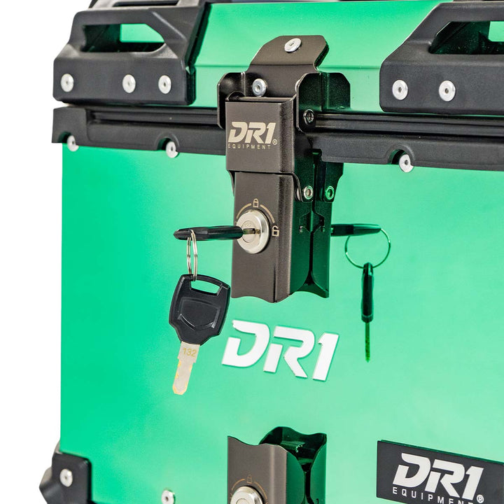MALETERO CUADRADO DR1 ALU PRO ACERO 45 LT VERDE