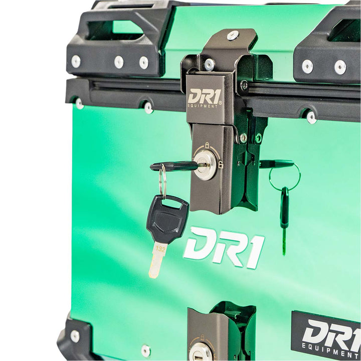 MALETERO CUADRADO DR1 ALU PRO ACERO 45 LT VERDE