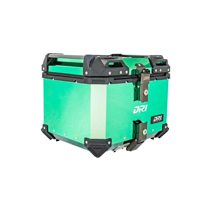 MALETERO CUADRADO DR1 ALU PRO ACERO 45 LT VERDE