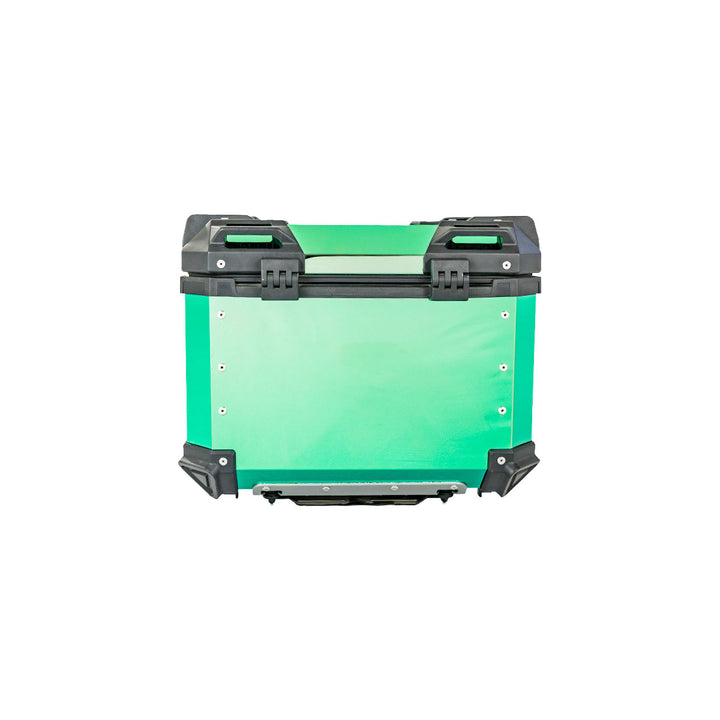 MALETERO CUADRADO DR1 ALU PRO ACERO 45 LT VERDE