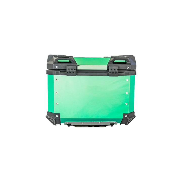 MALETERO CUADRADO DR1 ALU PRO ACERO 45 LT VERDE