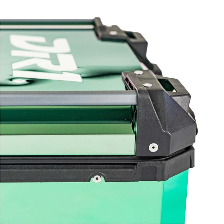 MALETERO CUADRADO DR1 ALU PRO ACERO 45 LT VERDE