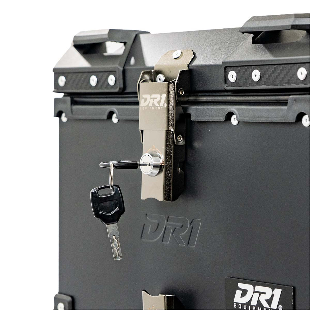 MALETERO CUADRADO DR1 ALU PRO ALUMINIO 45 LT NEGRO