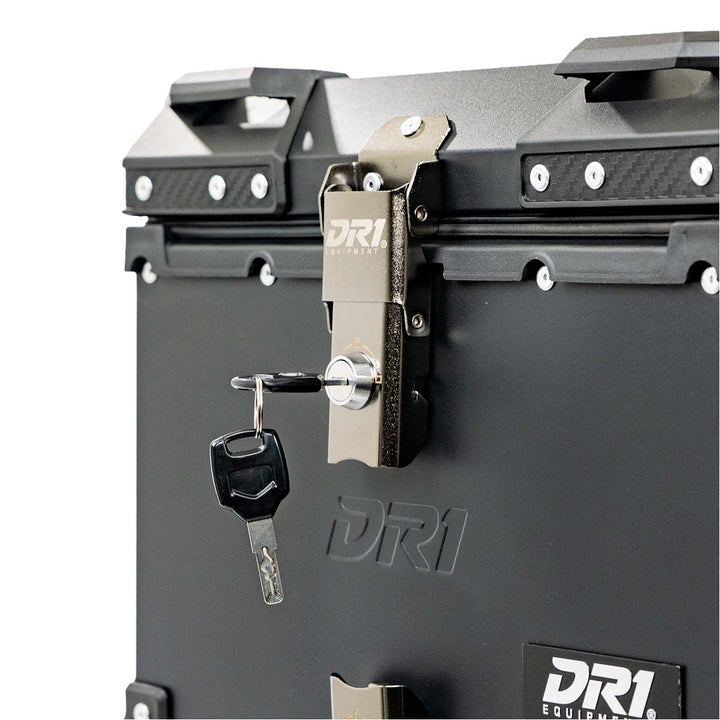 MALETERO CUADRADO DR1 ALU PRO ALUMINIO 45 LT NEGRO