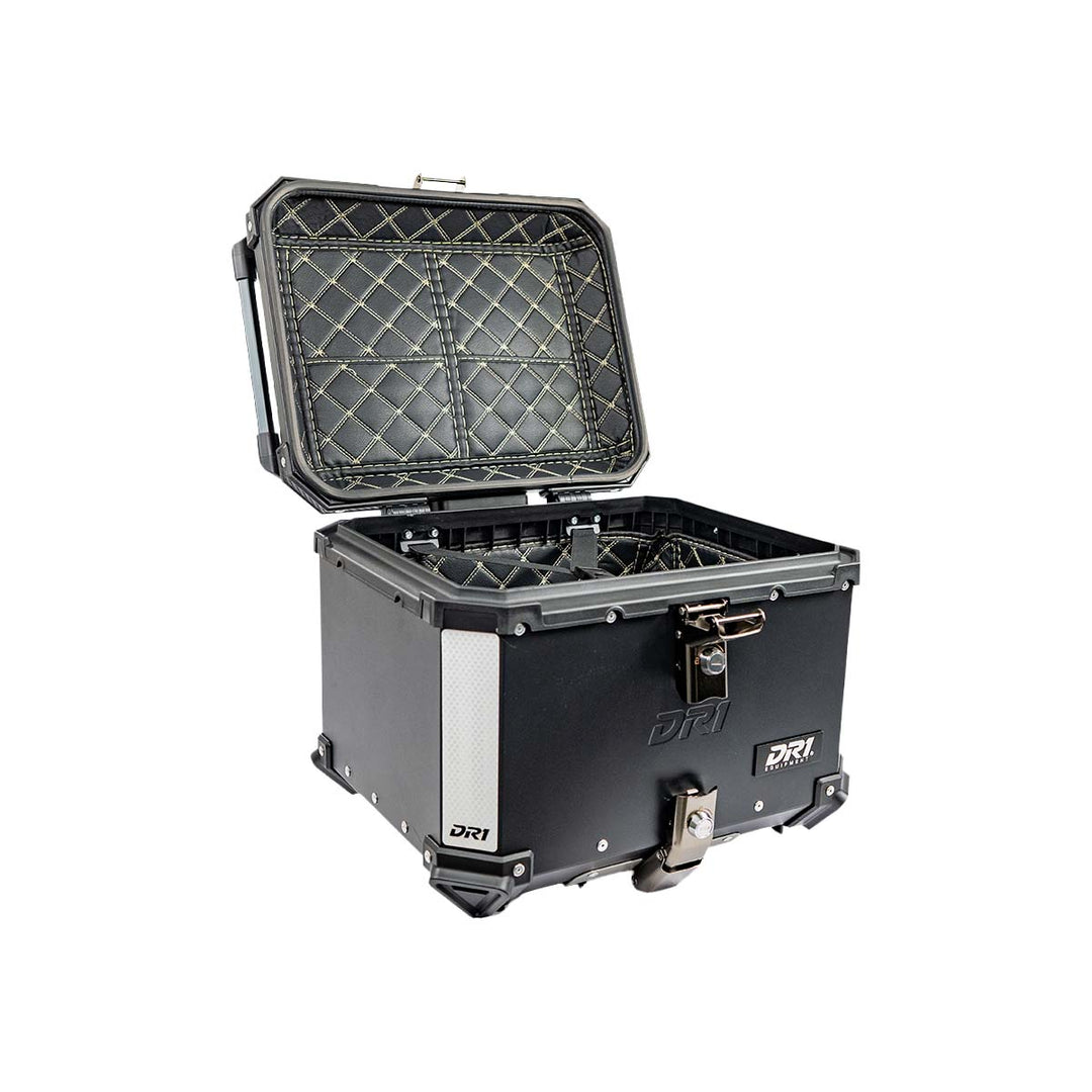 MALETERO CUADRADO DR1 ALU PRO ALUMINIO 45 LT NEGRO