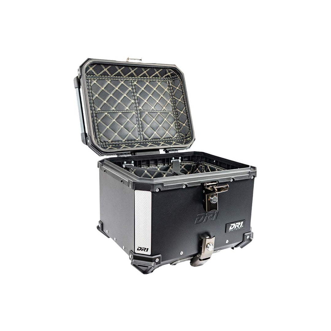 MALETERO CUADRADO DR1 ALU PRO ALUMINIO 45 LT NEGRO