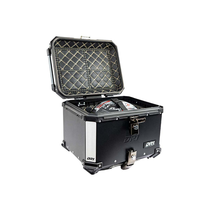 MALETERO CUADRADO DR1 ALU PRO ALUMINIO 45 LT NEGRO