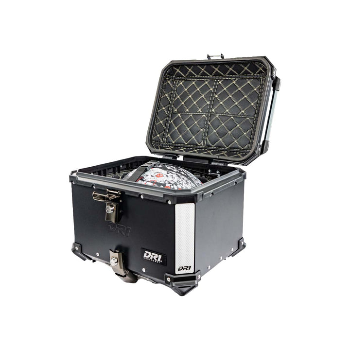 MALETERO CUADRADO DR1 ALU PRO ALUMINIO 45 LT NEGRO