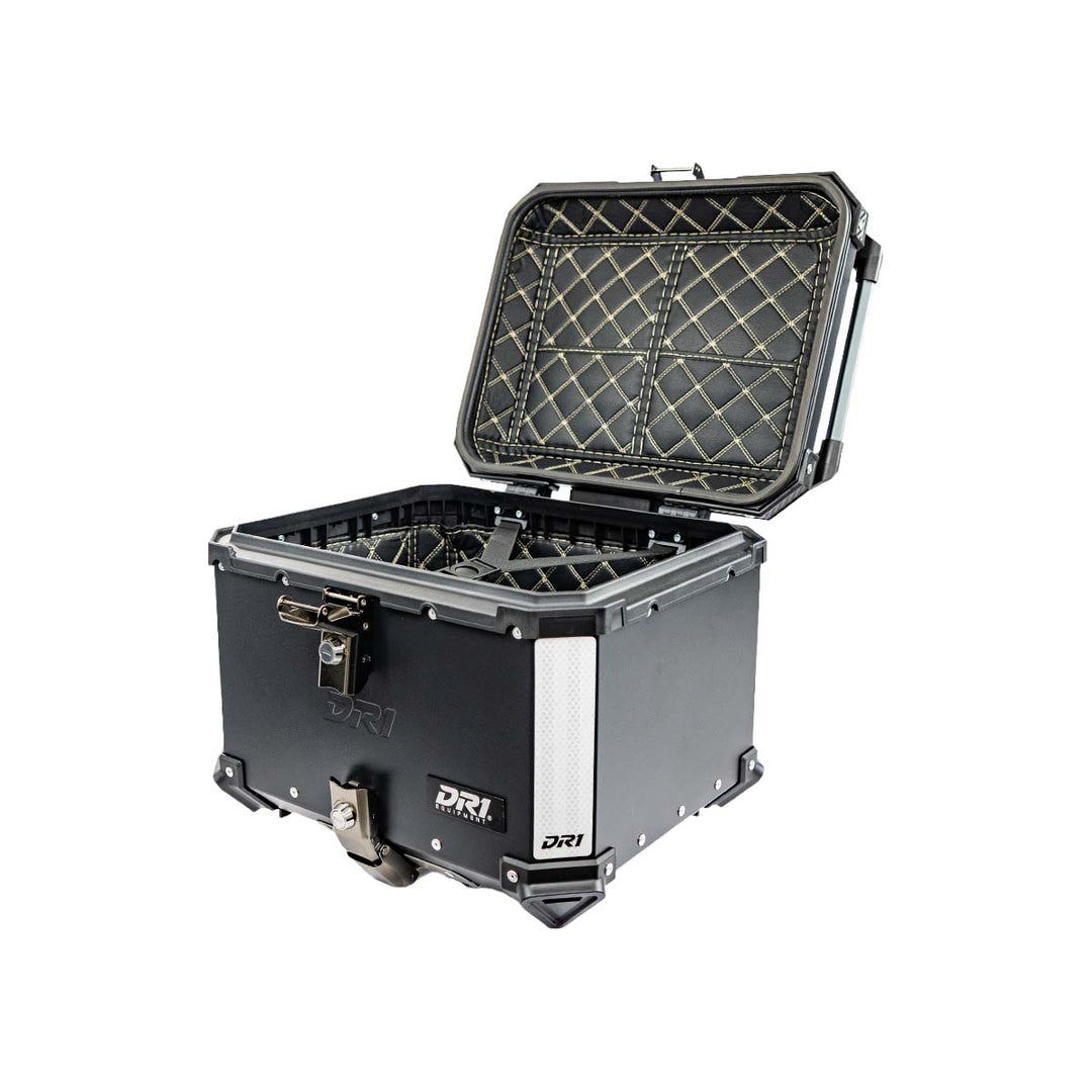 MALETERO CUADRADO DR1 ALU PRO ALUMINIO 45 LT NEGRO