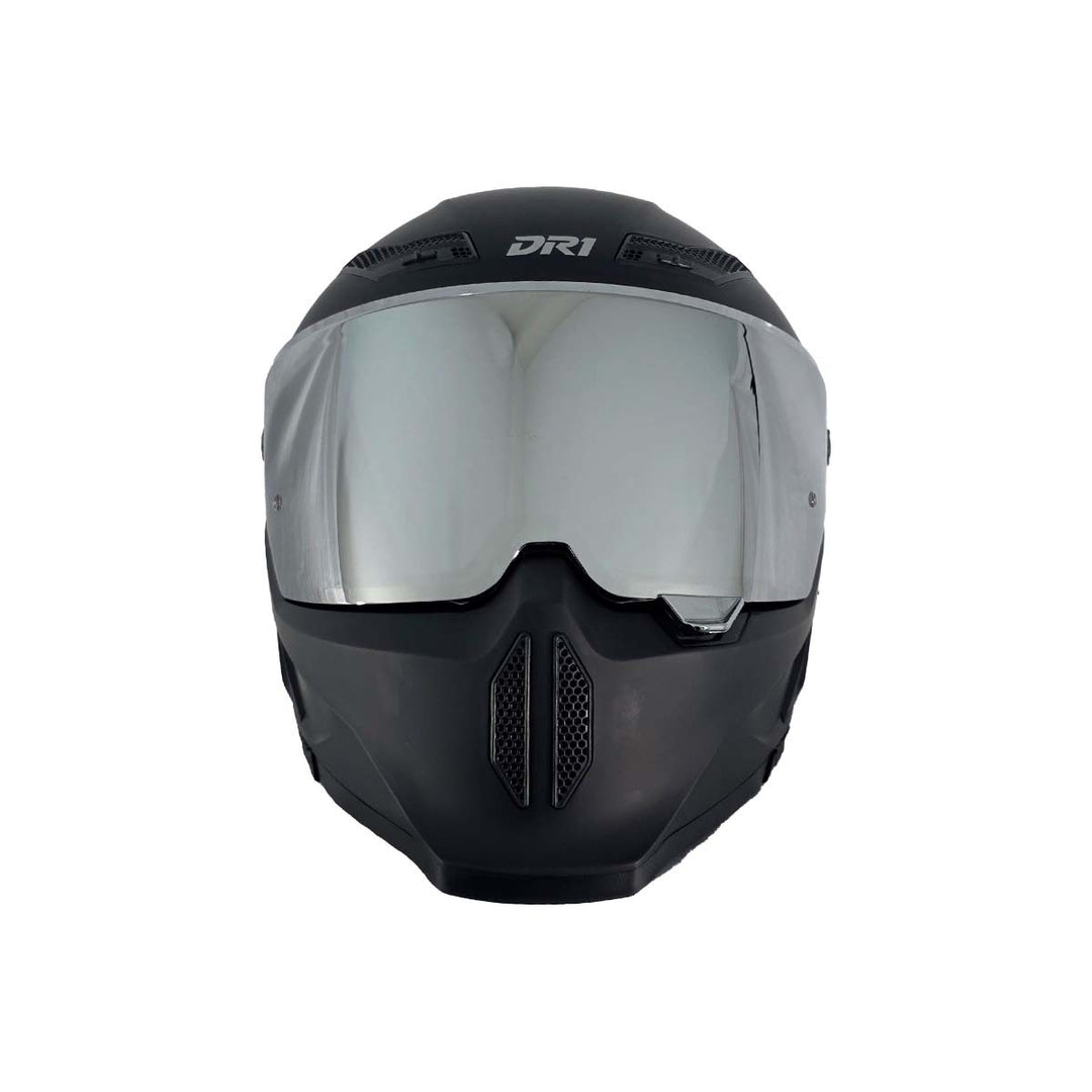 Casco Integral Dr1 K666 Solid Negro Mate Sp Negro
