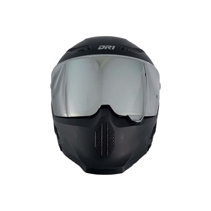 Casco Integral Dr1 K666 Solid Negro Mate Sp Negro