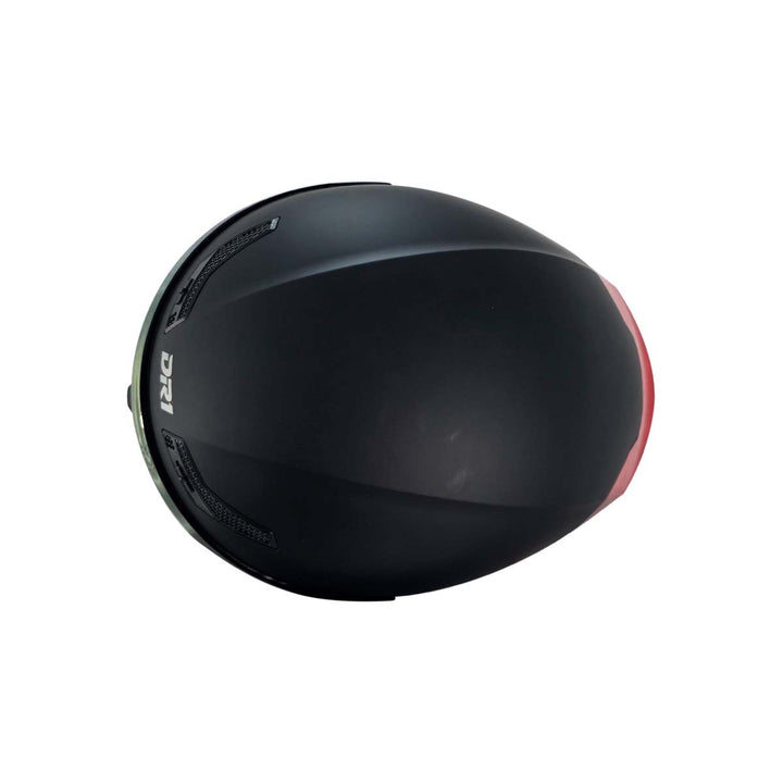 Casco Integral Dr1 K666 Solid Negro Mate Sp Rojo