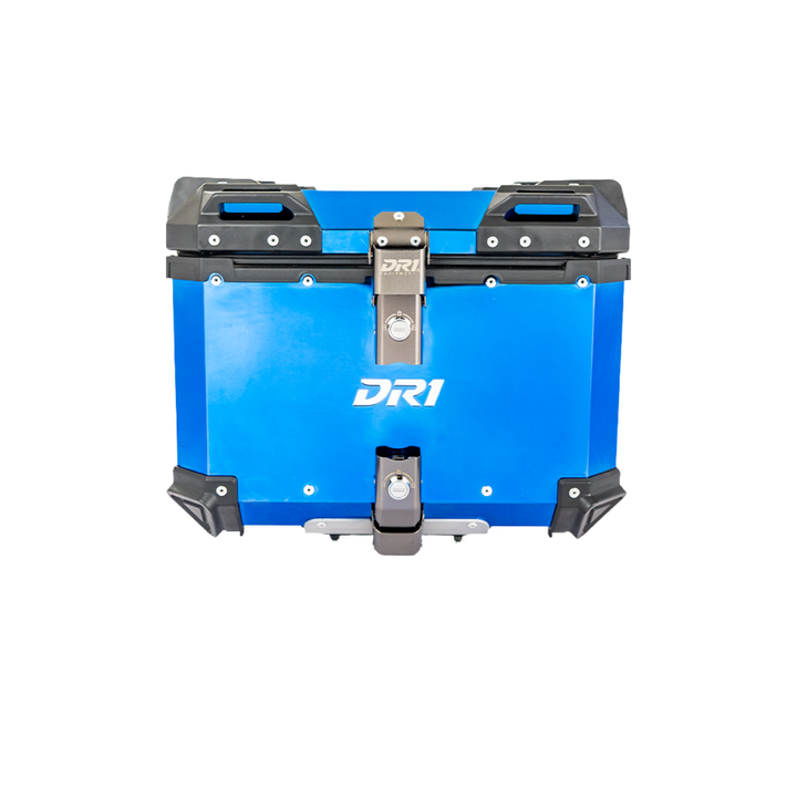MALETERO CUADRADO DR1 ALU PRO ACERO 45 LT AZUL