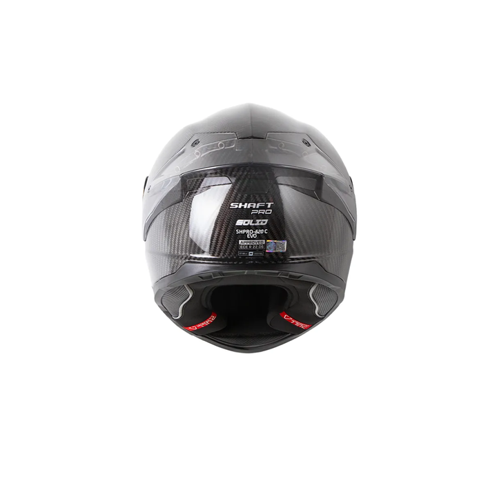 CASCO INT SHAFT PRO 620C EVO SOLID 3K NEGRO BRILLO CARBONO SL VISOR SMOKE CLARO IRIDIUM AZUL
