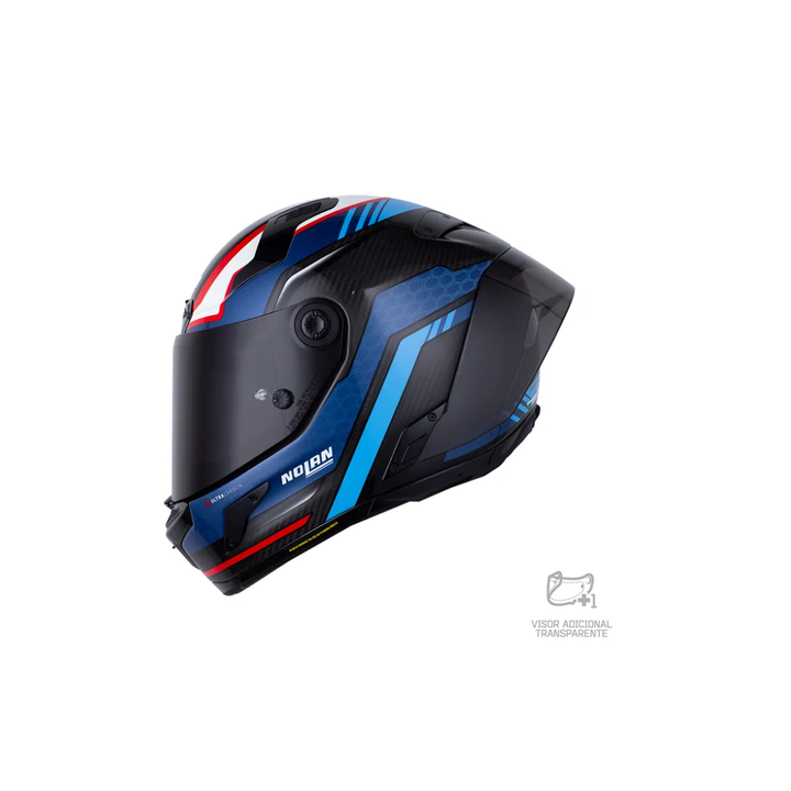 CASCO INT NOLAN X-804 RS ULTRA CARBON PIEGA 366 AZ.OS.B AZ.CL V SM