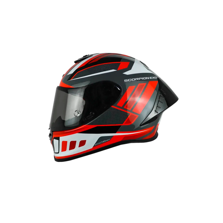 CASCO SCORPION EXO R1 EVO II AIR VITAL GRIS BLANCO ROJO