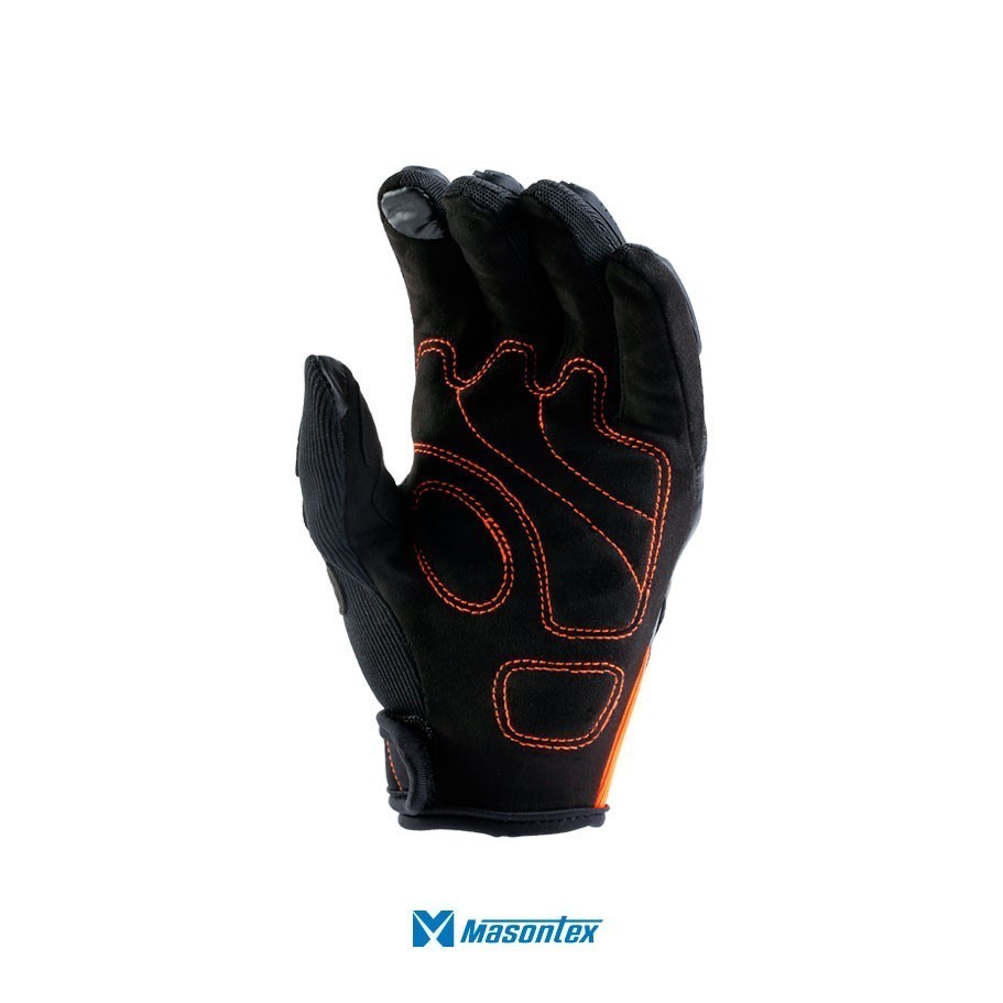 Guantes Proteccion Masontex MTO-30 NEGRO NARANJA