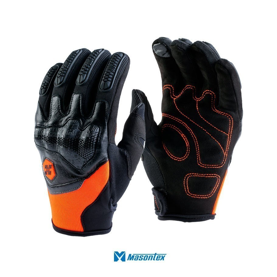 Guantes Proteccion Masontex MTO-30 NEGRO NARANJA
