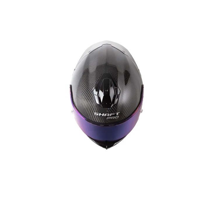CASCO INT SHAFT PRO 620C EVO SOLID 3K NEGRO BRILLO CARBONO SL VISOR SMOKE CLARO IRIDIUM AZUL
