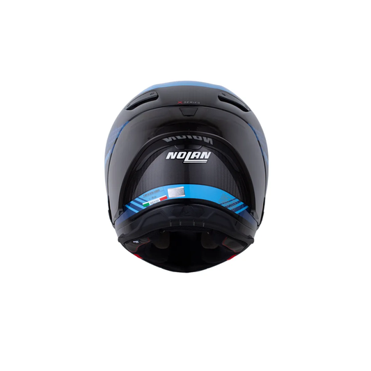 CASCO INT NOLAN X-804 RS ULTRA CARBON PIEGA 366 AZ.OS.B AZ.CL V SM