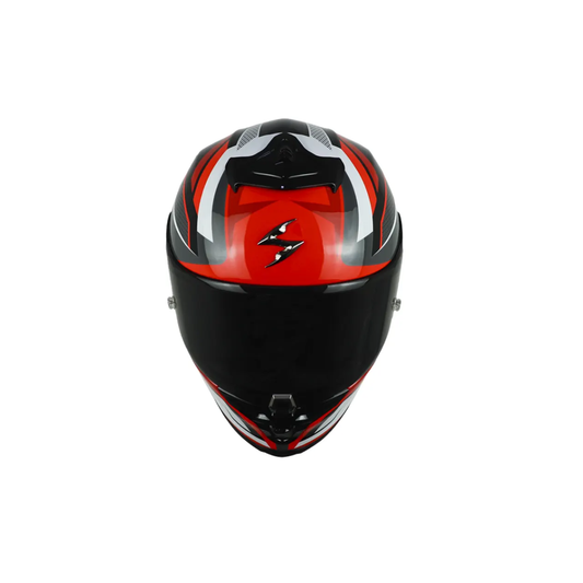CASCO SCORPION EXO R1 EVO II AIR VITAL GRIS BLANCO ROJO