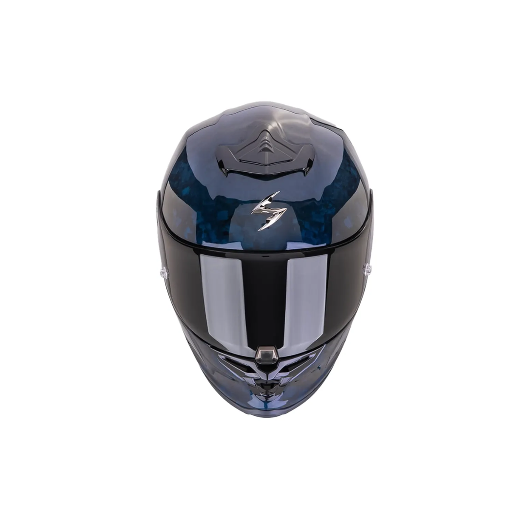 CASCO SCORPION EXO-R1 EVO ONYX AIR CARBONO  AZUL