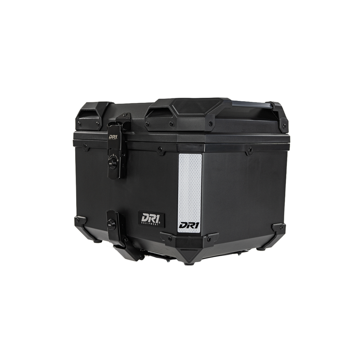 MALETERO CUADRADO DR1 THUNDER DOBLE CHAPA 45 LT POLIPROPILENO BASE ALUMINIO